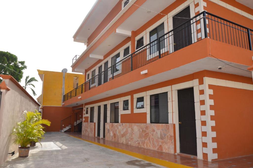 hotels with balcony in Campeche Mexico