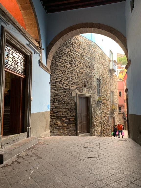 hotels with balcony in Guanajuato Mexico La Valenciana Church