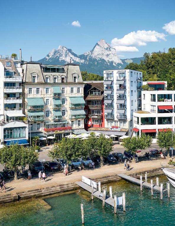 hotels with balcony in Lake Lucerne Switzerland