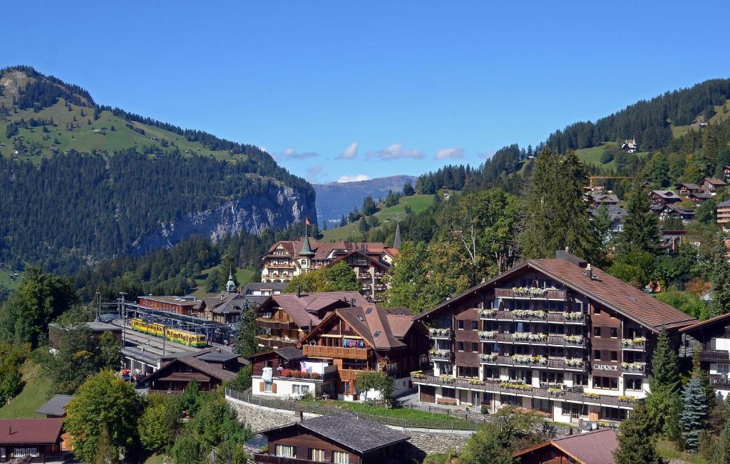 hotels with balcony in Wengen