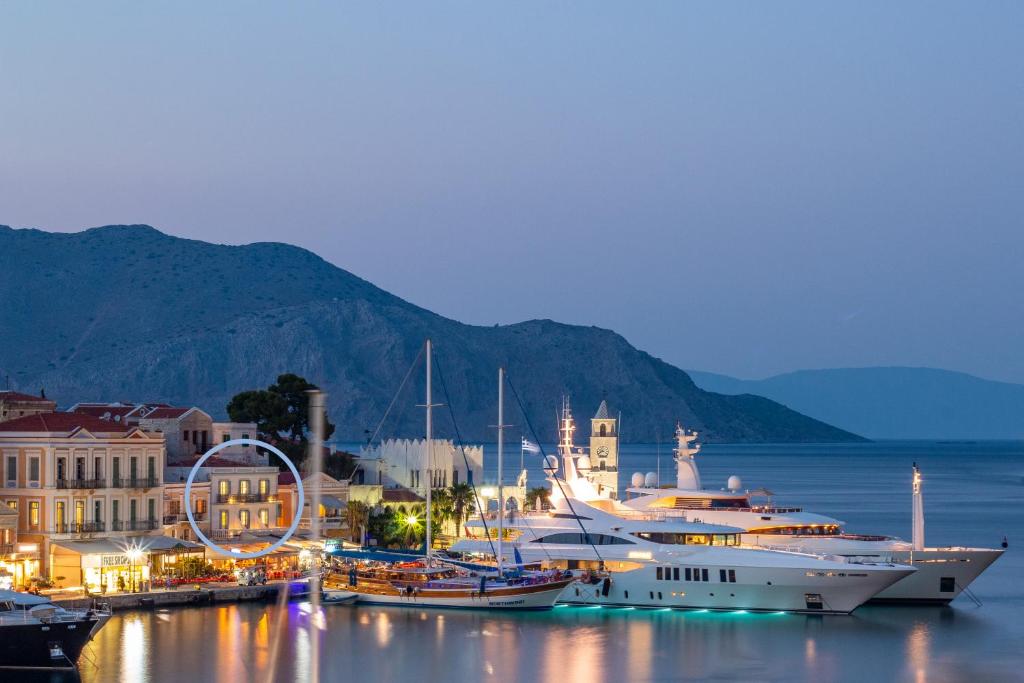 hotels with balcony in Symi Greece