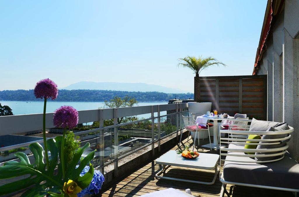 hotels with balcony in Geneva Switzerland