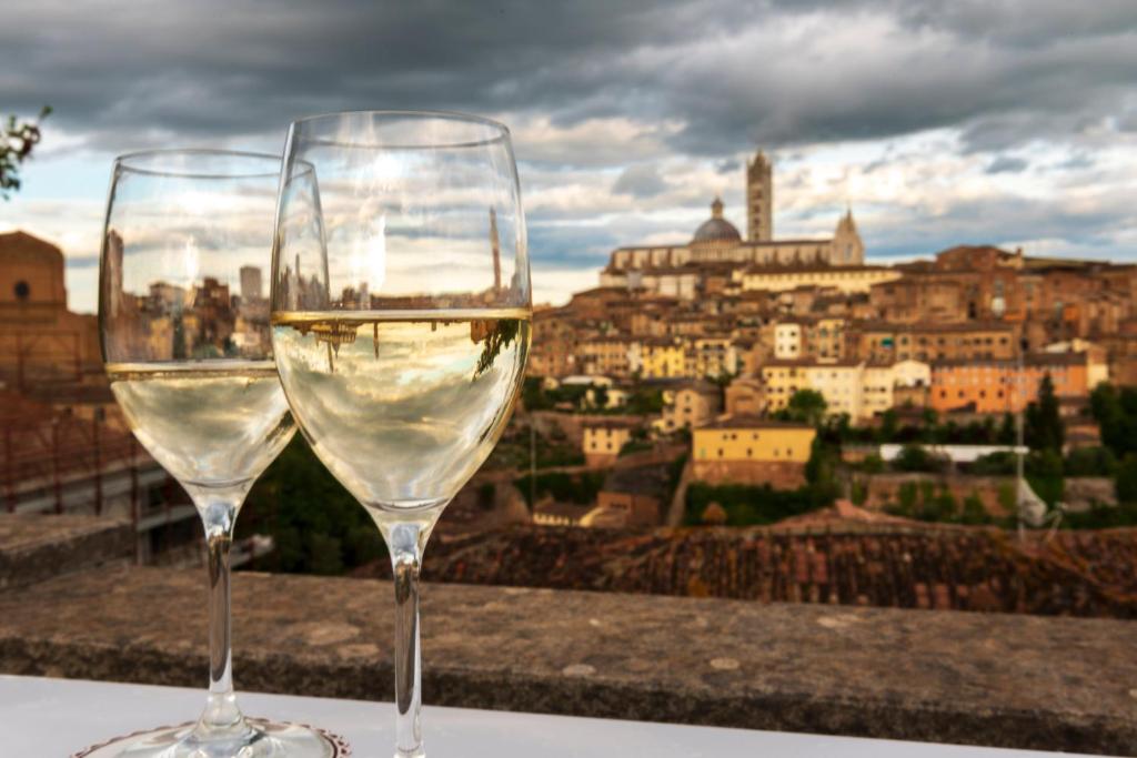 hotels with balcony in Siena Palazzo Chigi Saracini