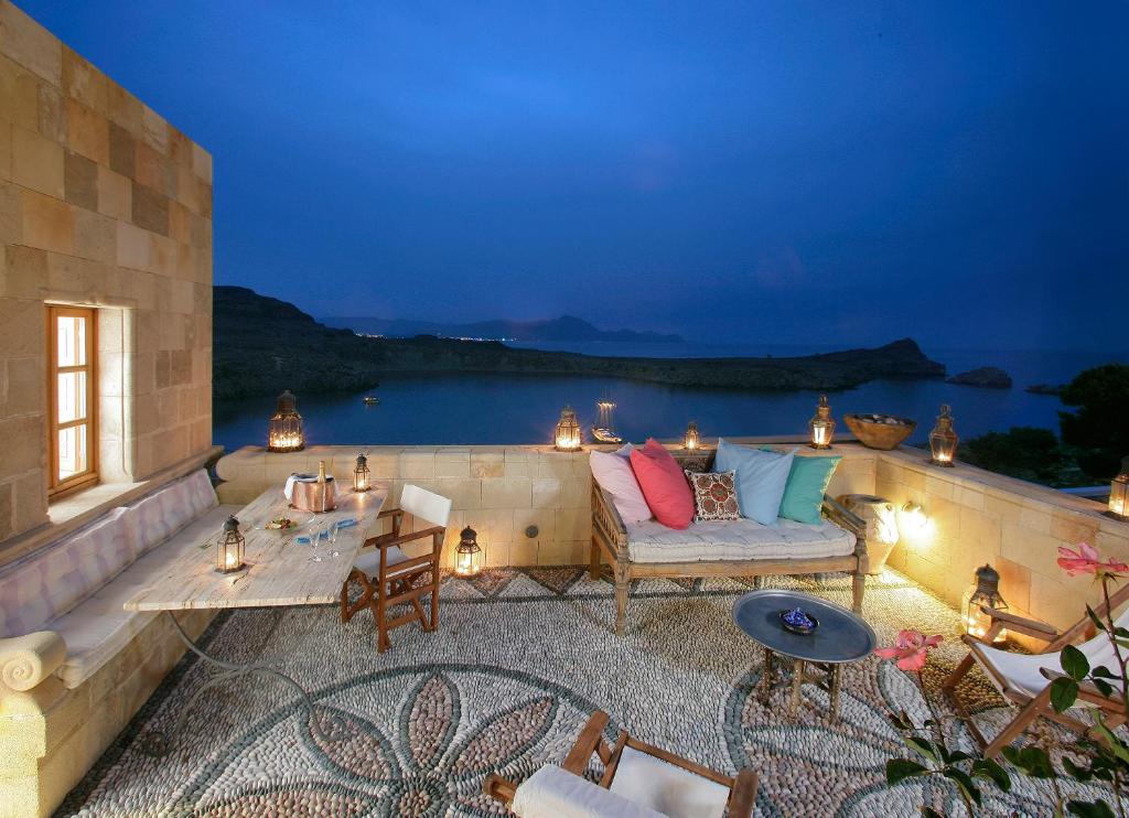 hotels with balcony in Lindos